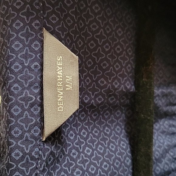 Navy print blouse - Picture 2 of 2